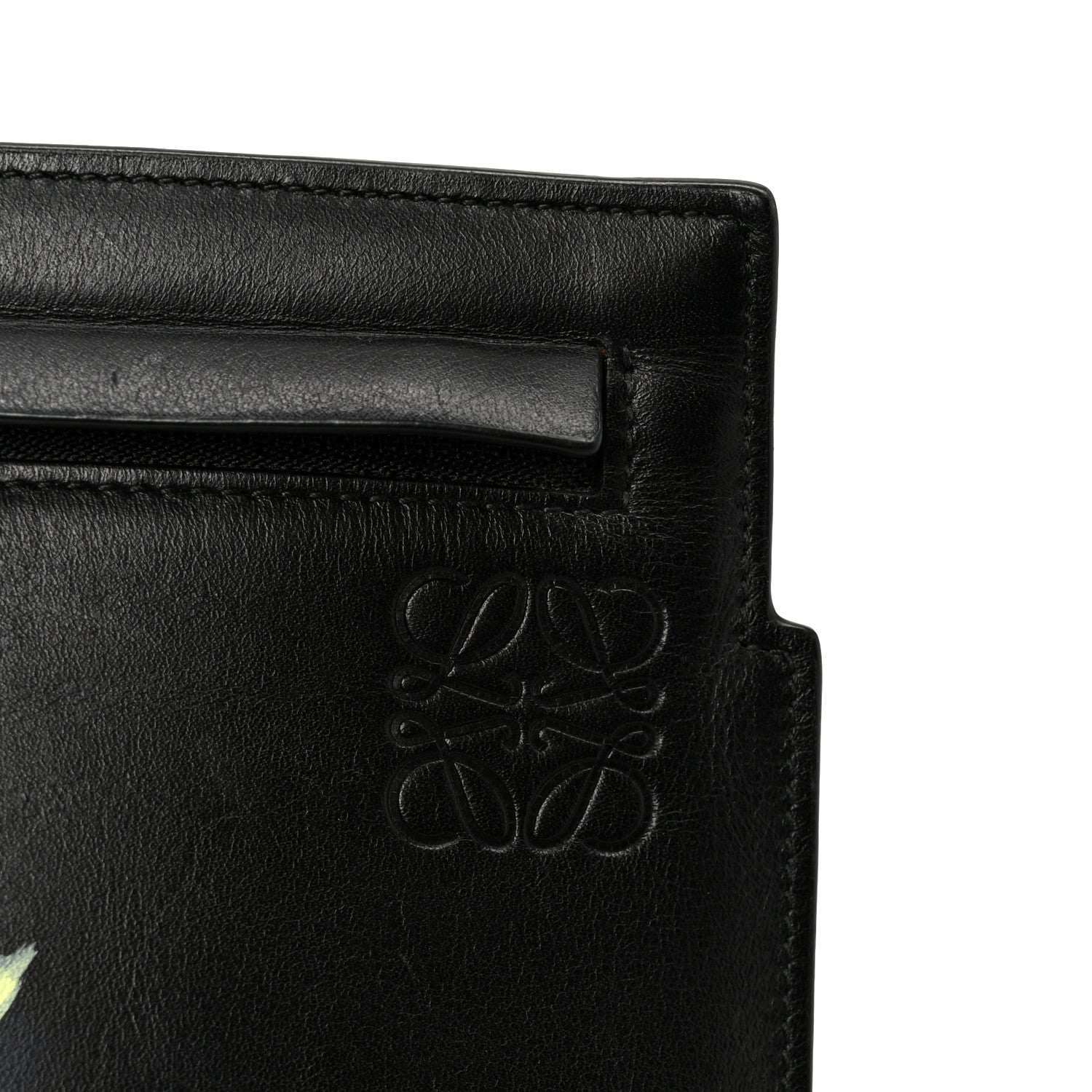 Loewe Calfskin Sol Negro T Pouch Bag Black 7 of 9