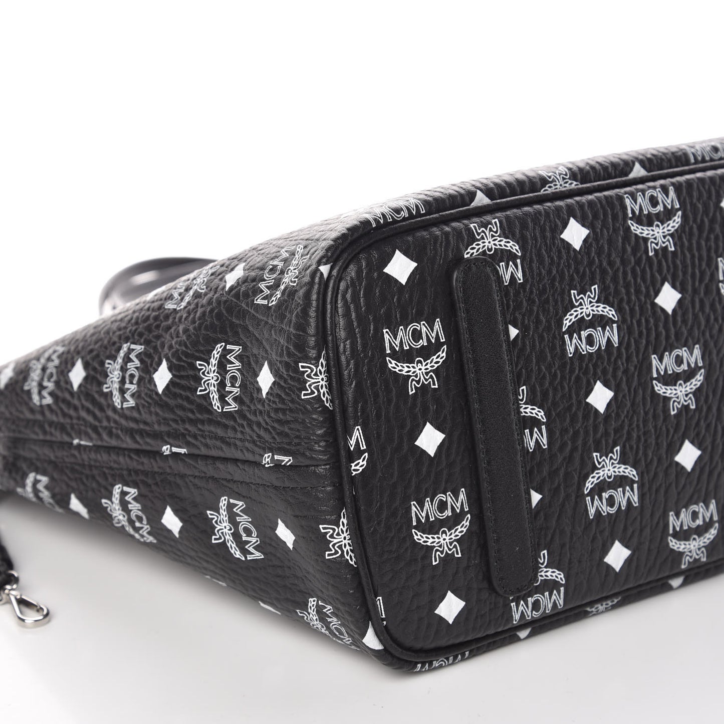 Visetos Medium Reversible Shopper Tote Black