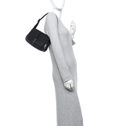 Gucci Monogram Calfskin Small Jackie O Hobo Black 2 of 13