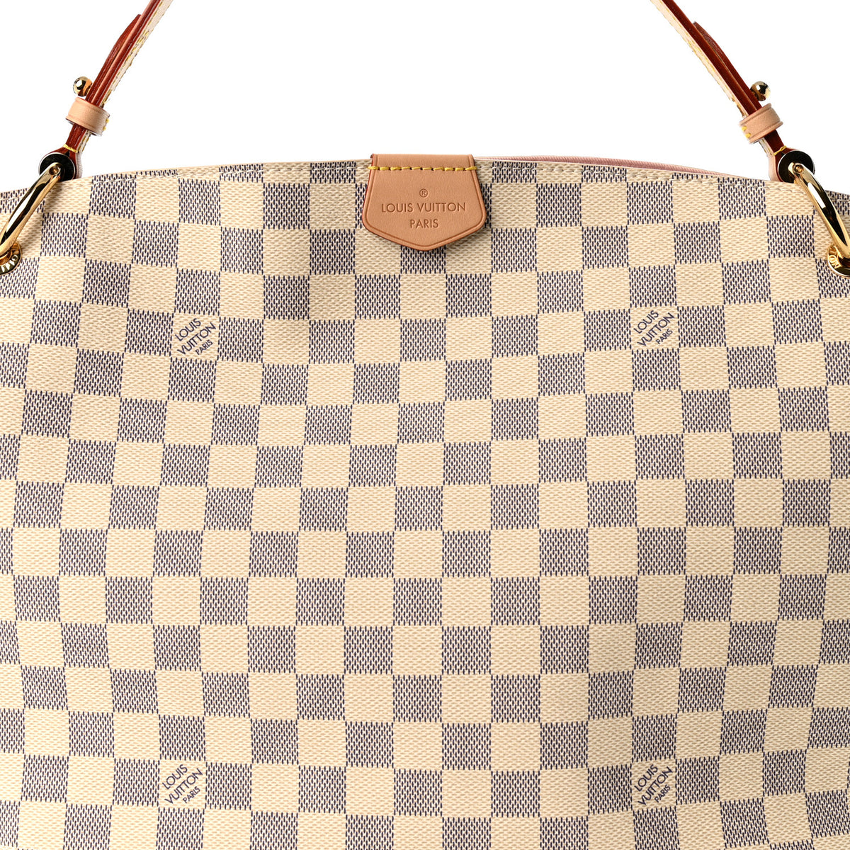 Louis Vuitton Damier Azur Graceful PM Rose Ballerine 6 of 8