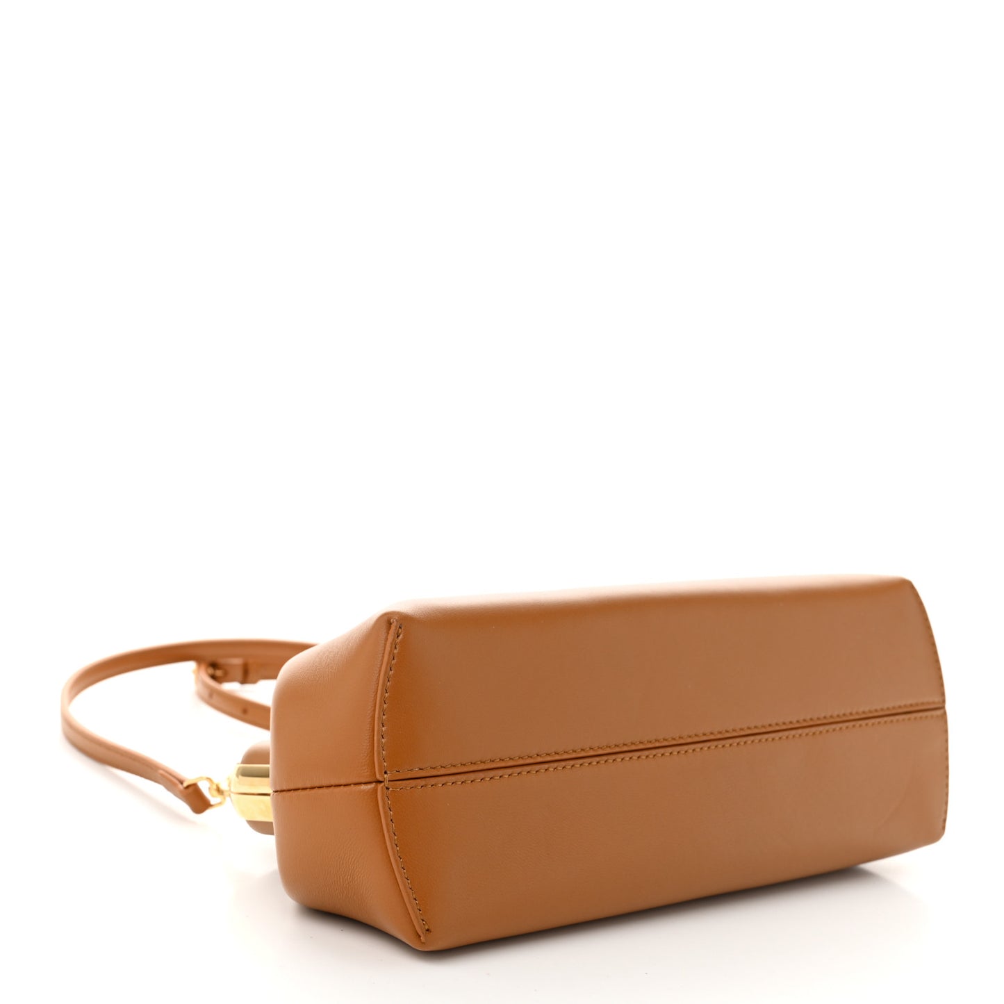Shiny Nappa Small Fendi First Caramello