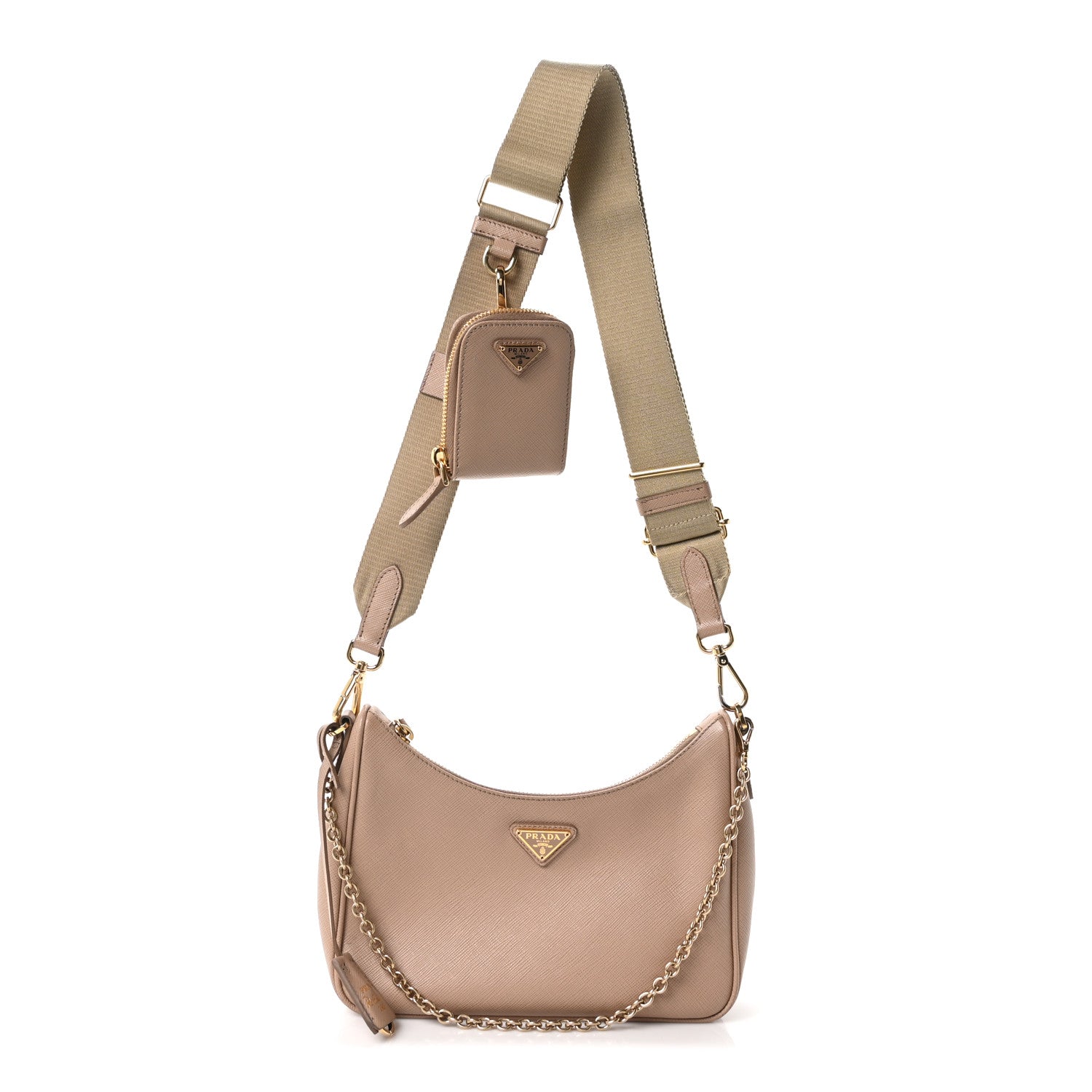 Prada Saffiano Lux Re-Edition 2005 Shoulder Bag Cammeo 1 of 10