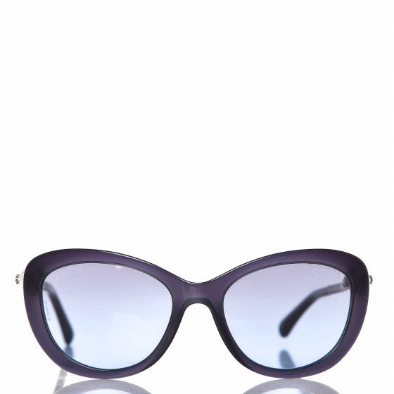 Acetate Pearl Cat Eye Sunglasses 5340-H Blue