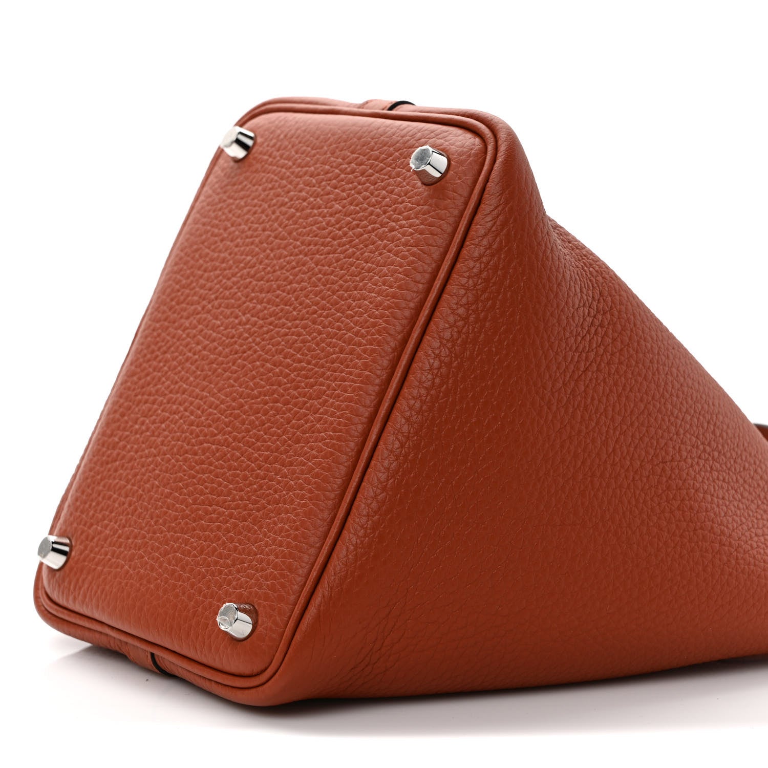 Hermes Taurillon Clemence Picotin Lock 18 PM Cuivre 8 of 8