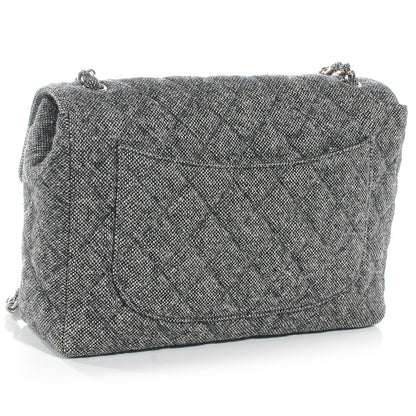 Chanel Tweed Jumbo Single Flap Grey 3 of 7