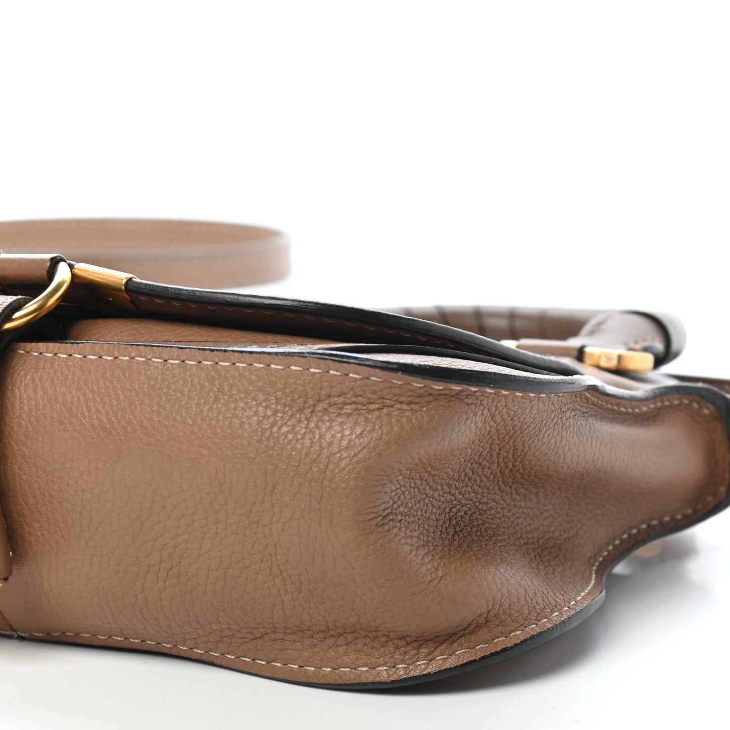 Calfskin Baby Marcie Satchel Nut