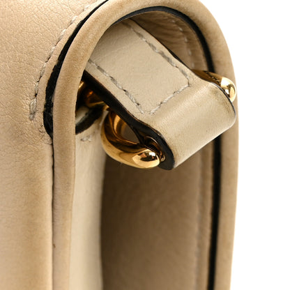 Gucci Roxy Calfskin Blondie Chain Shoulder Flap Bag Mystic White 11 of 11