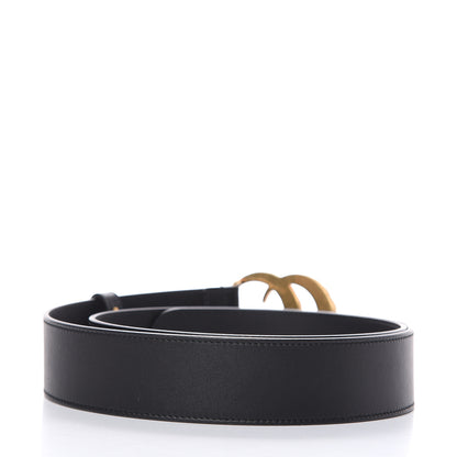 Gucci Moon Calfskin Pearl Double G 40mm Belt 100 40 Black Cream 3 of 6