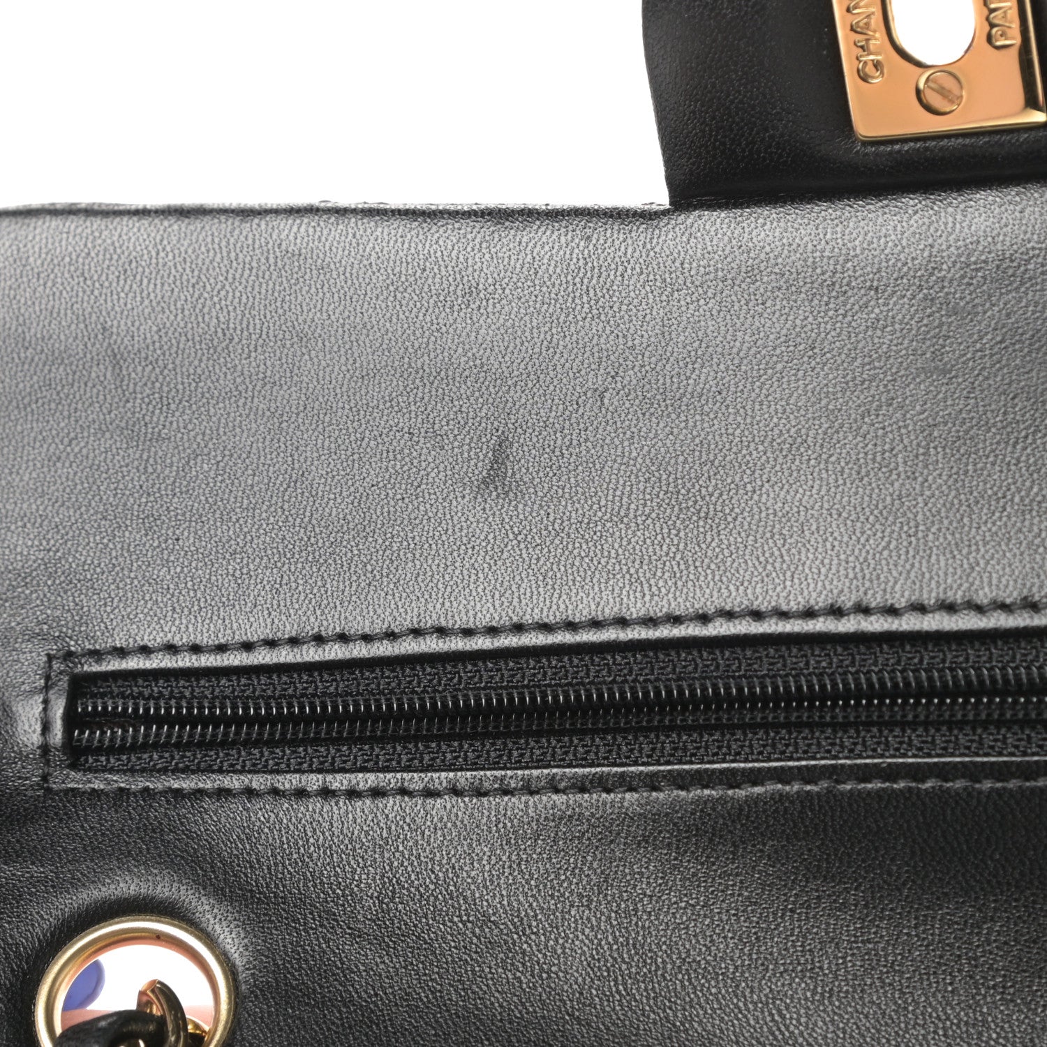 Chanel Lambskin Quilted Small Double Flap Black 14 of 14