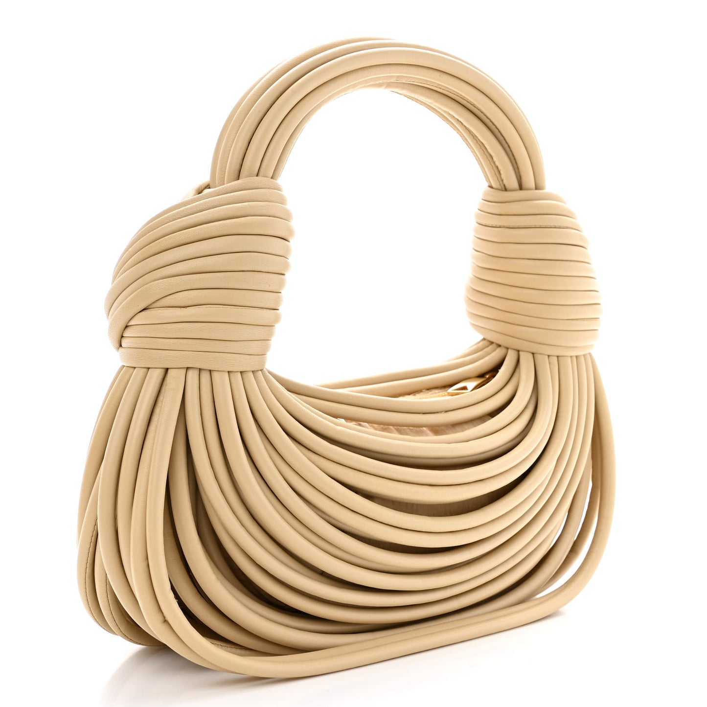 Nappa Mini Tubular Double Knot Porridge