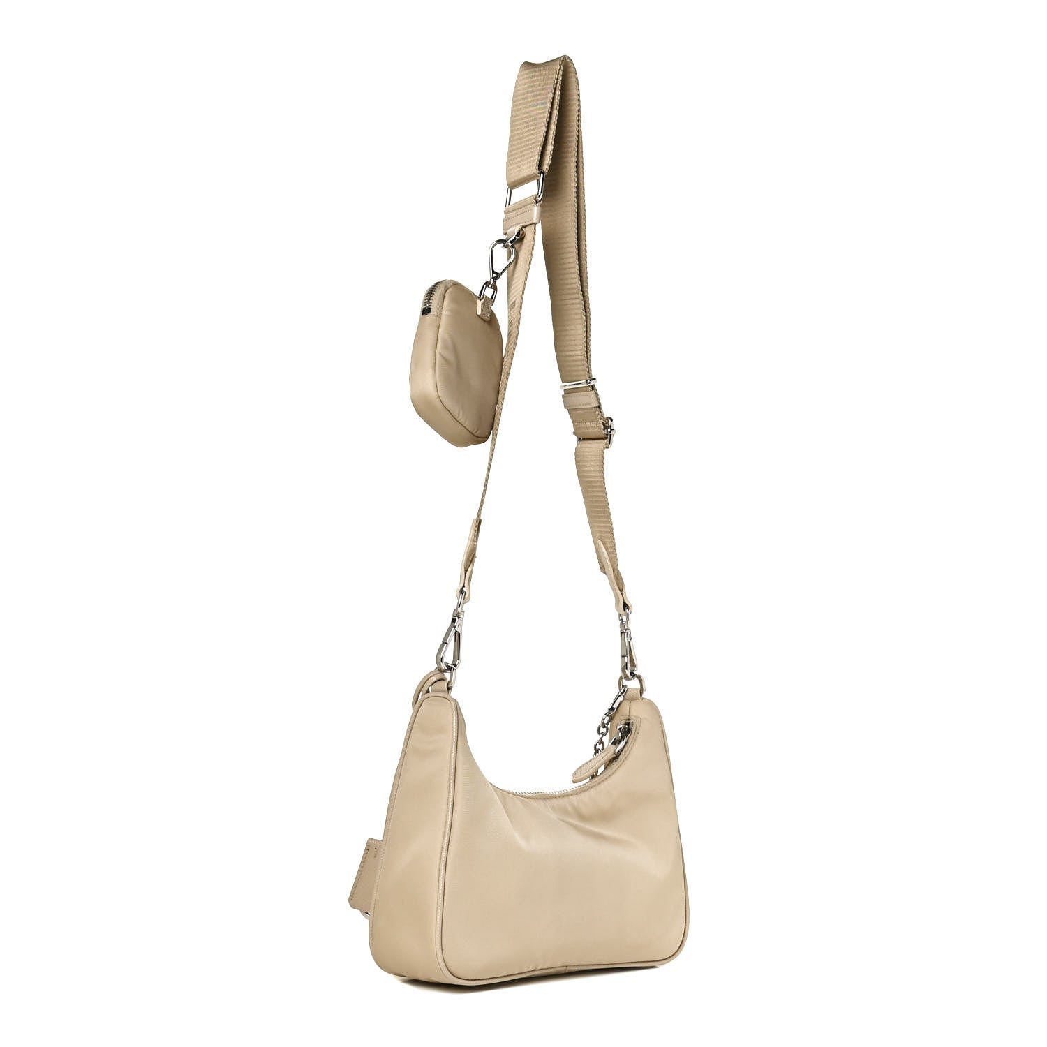 Prada Nylon Re-Edition 2005 Shoulder Bag Deserto 3 of 10