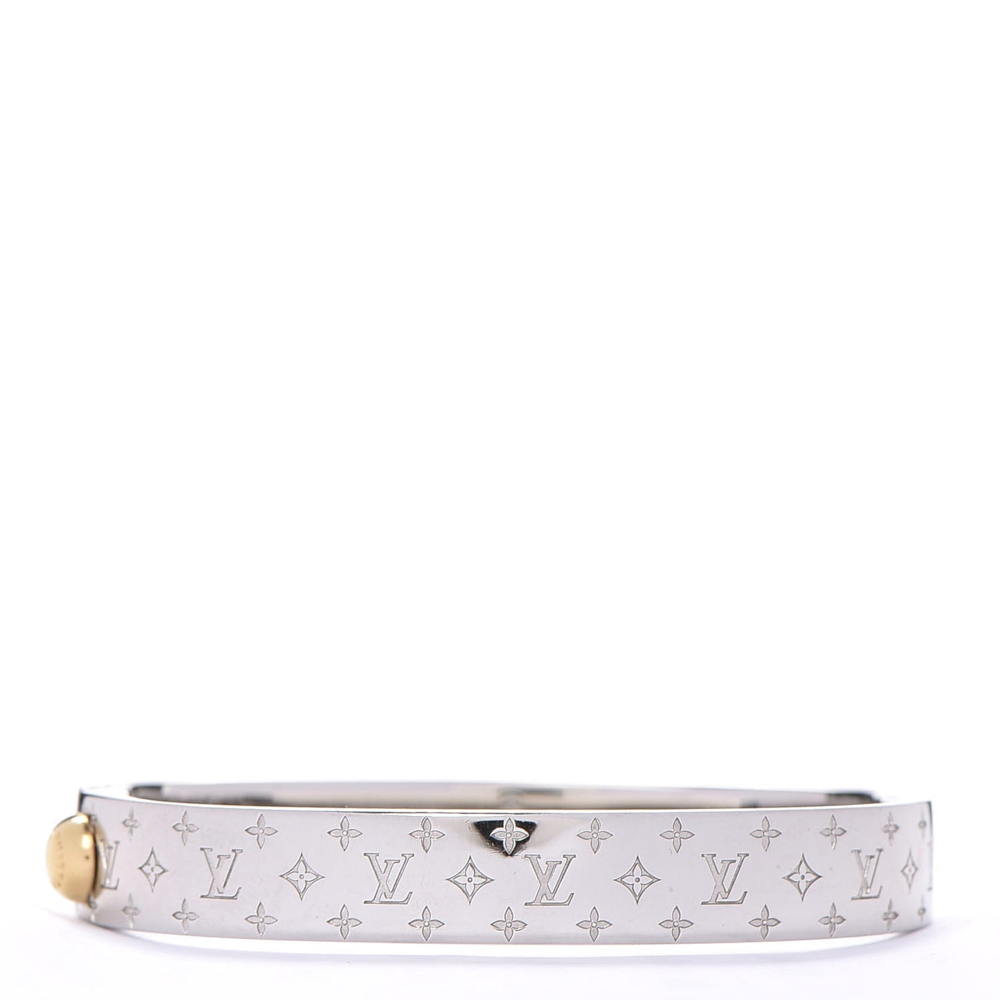 Palladium Monogram Nanogram Cuff S Silver