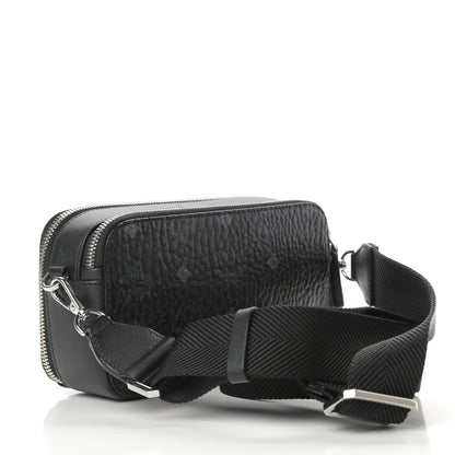 MCM Visetos Double Zip Camera Bag Black 3 of 11