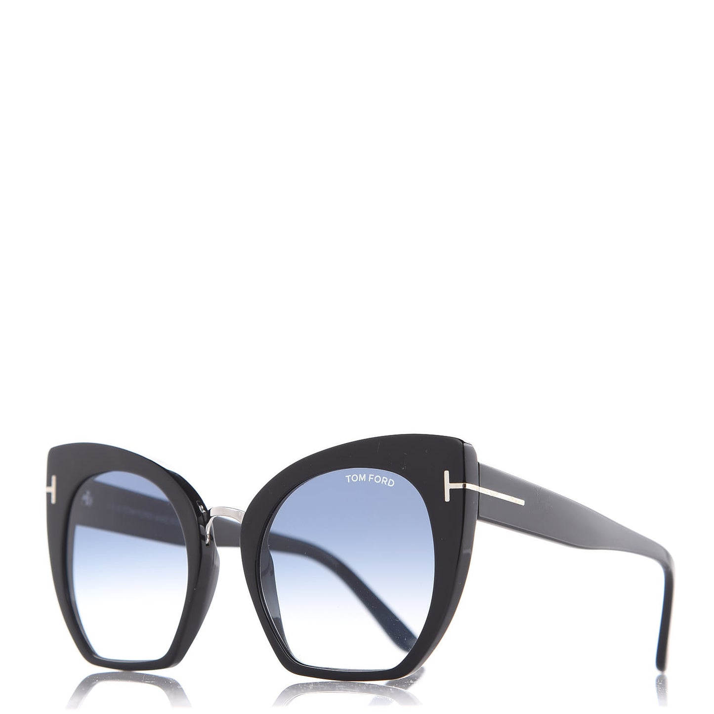 Samantha Cat Eye Sunglasses TF553 Black