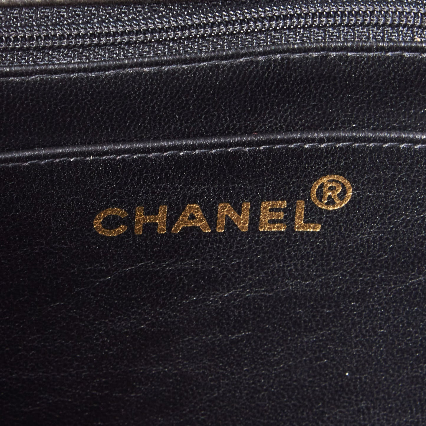 Lambskin Quilted Small Single Flap Black