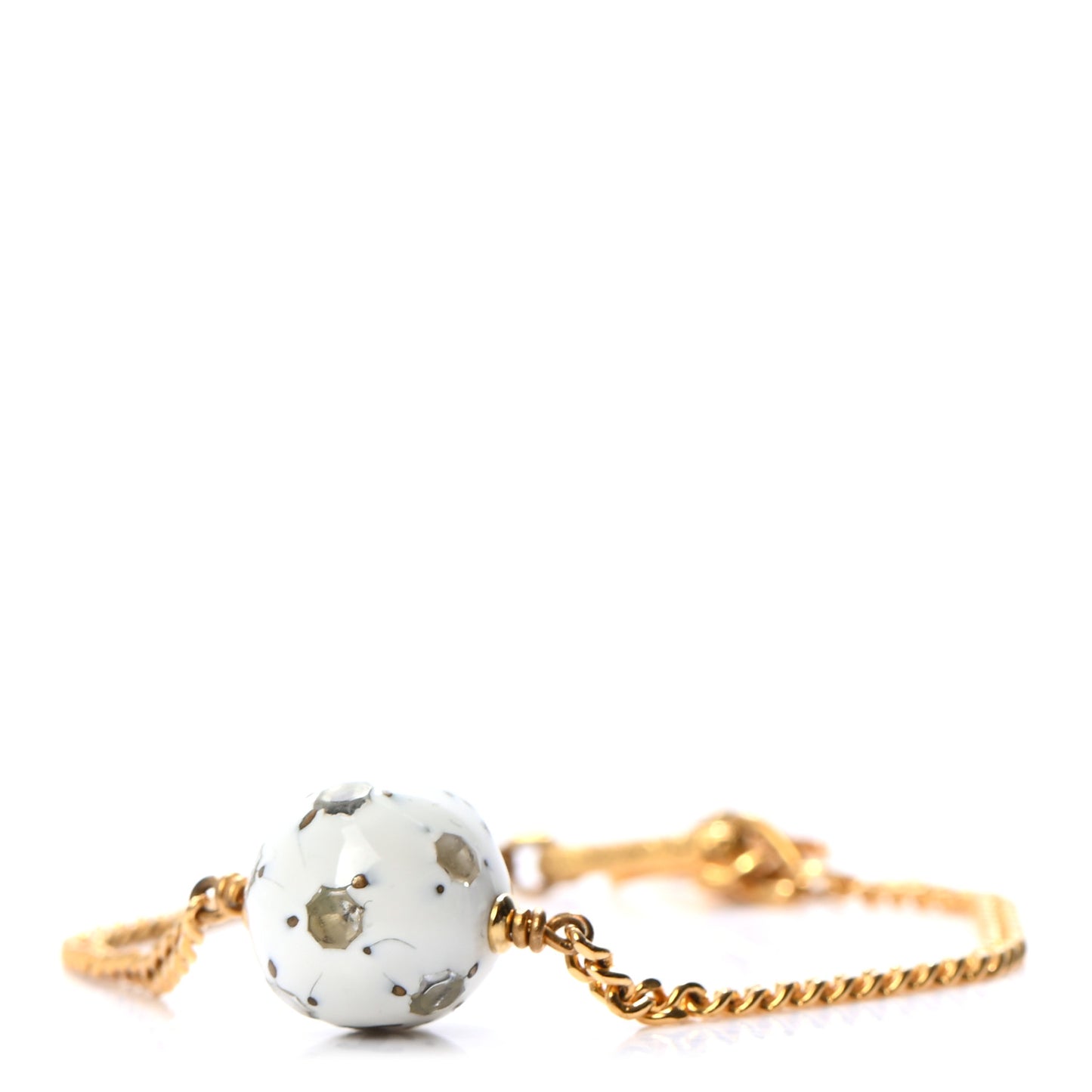 Soccer Ball Pendant Charm Bracelet