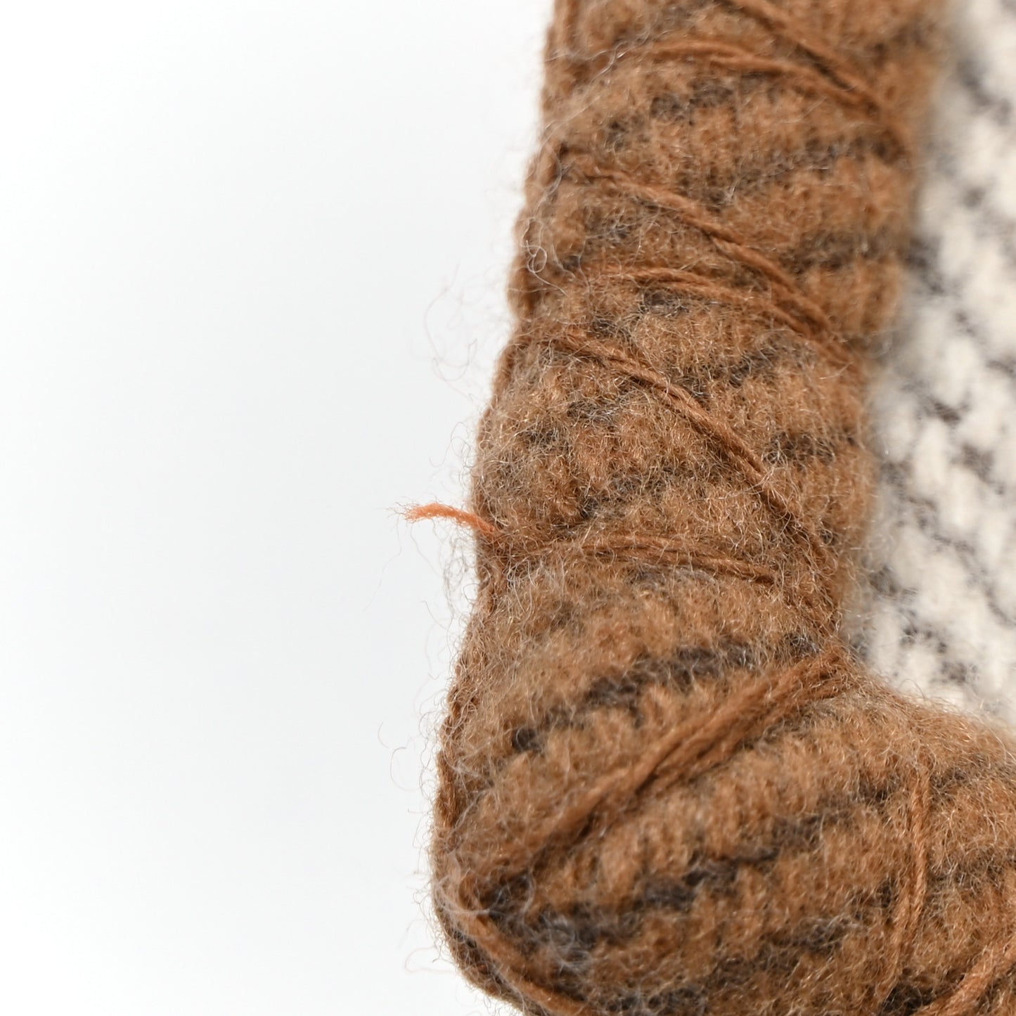 Wool Cashmere Avalon Blanket Ecru Camel