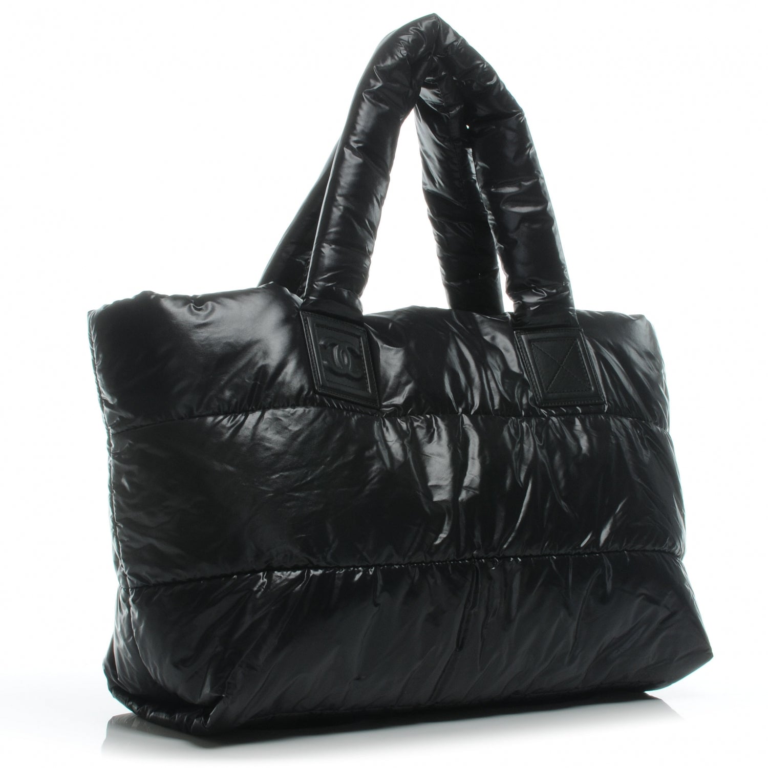 Chanel Nylon Coco Cocoon Medium Reversible Tote Black 3 of 7