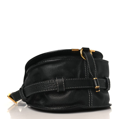 Chloe Calfskin Mini Marcie Round Crossbody Bag Black 7 of 10