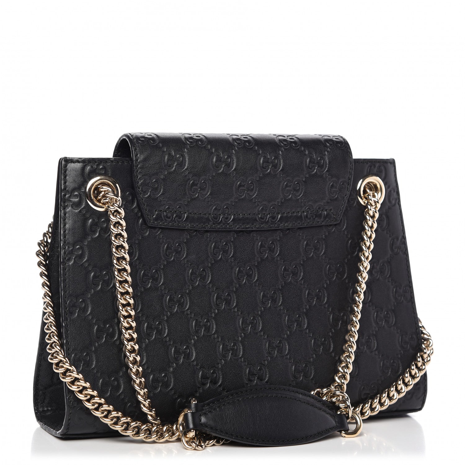 Gucci Guccissima Small Emily Shoulder Bag Black 3 of 11