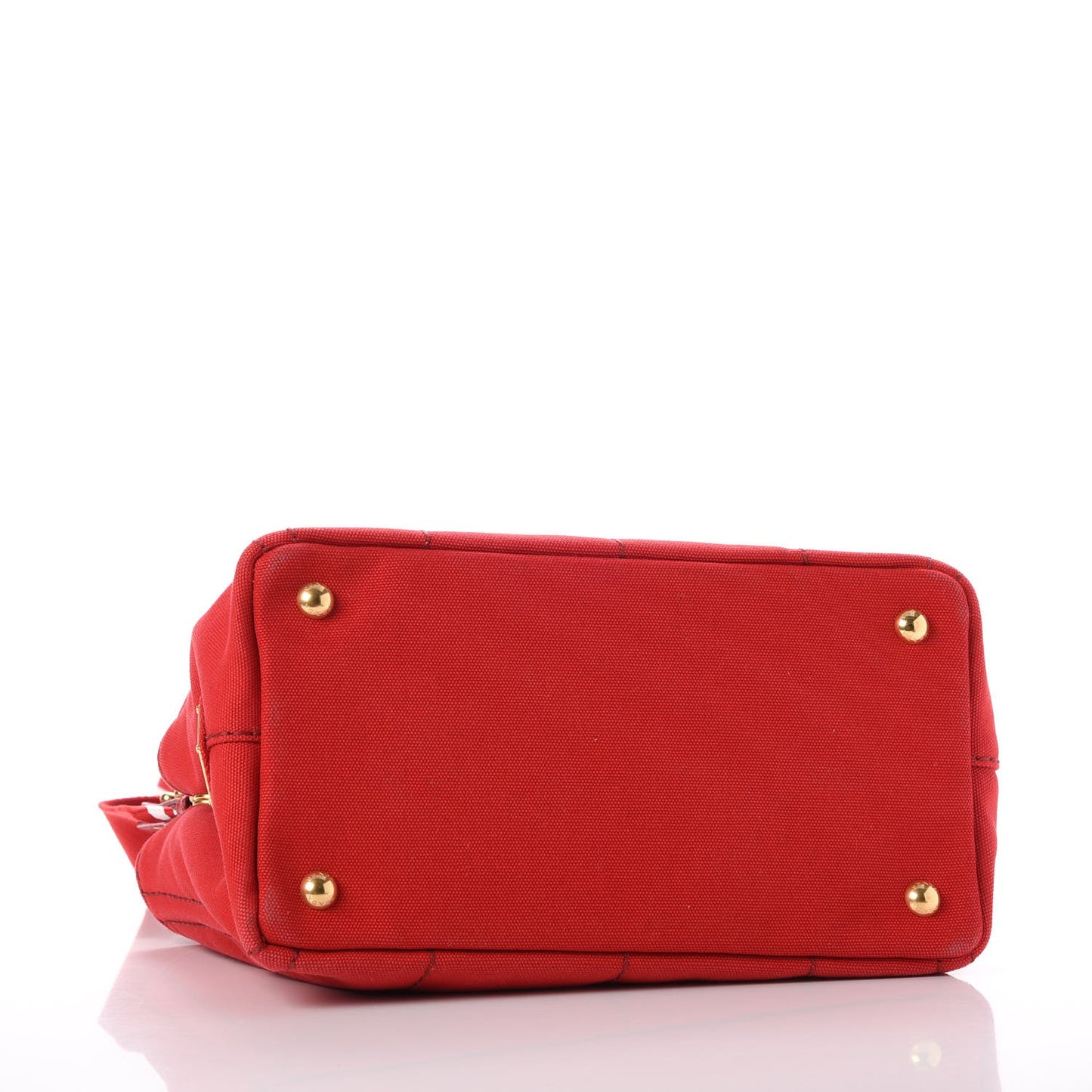 Canapa Small Logo Tote Rosso Talco
