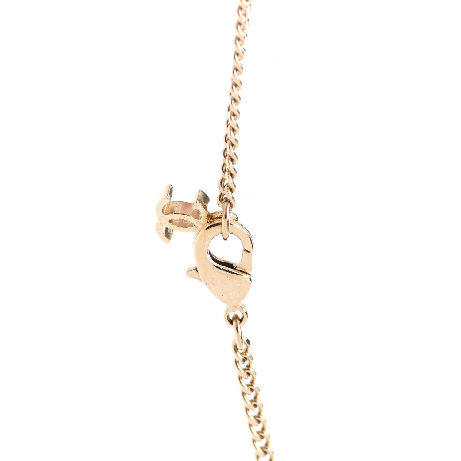 Chanel Medallion CC Rue Cambon Chain Necklace Gold 5 of 7