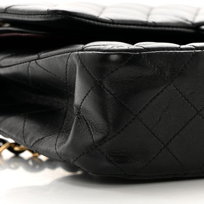 Chanel Lambskin Quilted Medium Double Flap Black 9 of 16