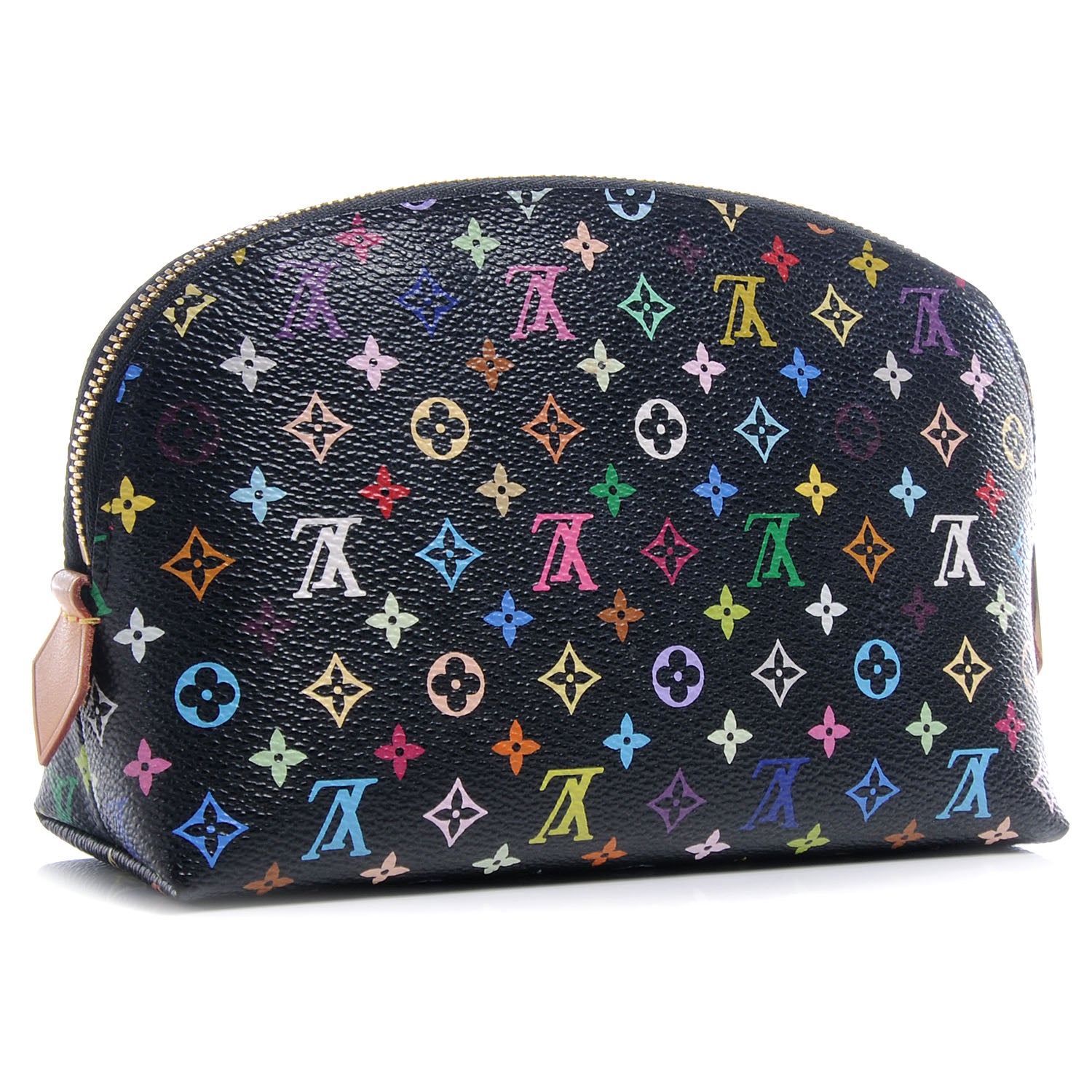 Louis Vuitton Mini Multicolor Cosmetic Pouch Black 3 of 7