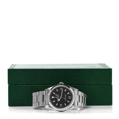 Rolex Stainless Steel 36mm Oyster Perpetual Explorer Watch Black 114270 4 of 4