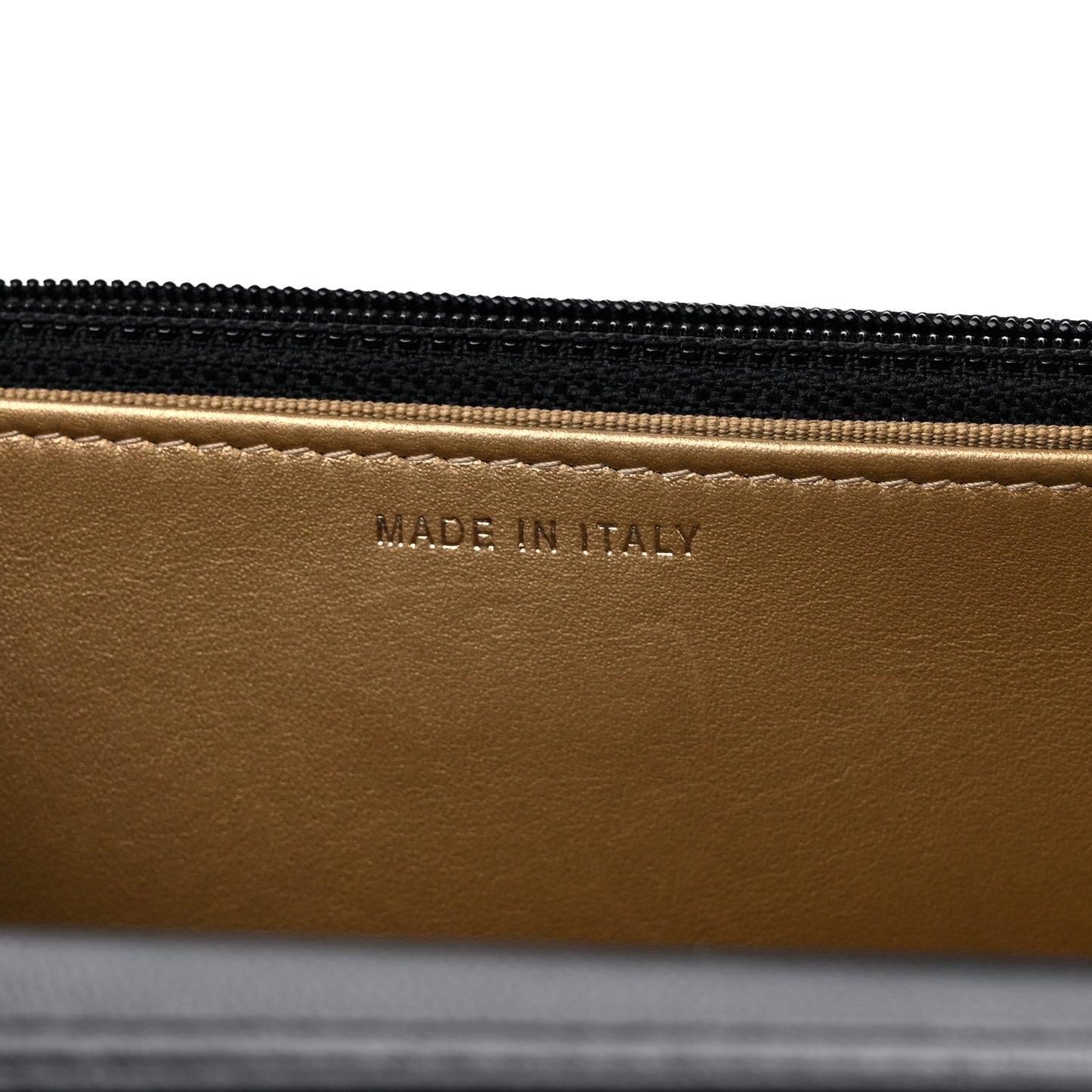 Lambskin Quilted CC Pearl Crush Wallet on Chain WOC Black
