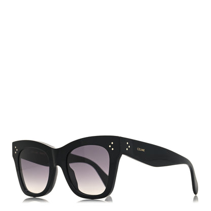 Celine Acetate Polarized Sunglasses CL4004IN Black 1 of 7