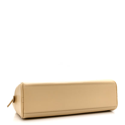 Chanel Calfskin Large Bowling Bag Beige 4 of 11