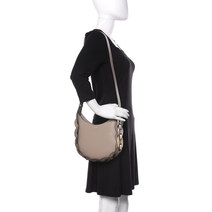 Chloe Small Grain Smooth Calfskin Small Darryl Hobo Motty Grey 2 of 11