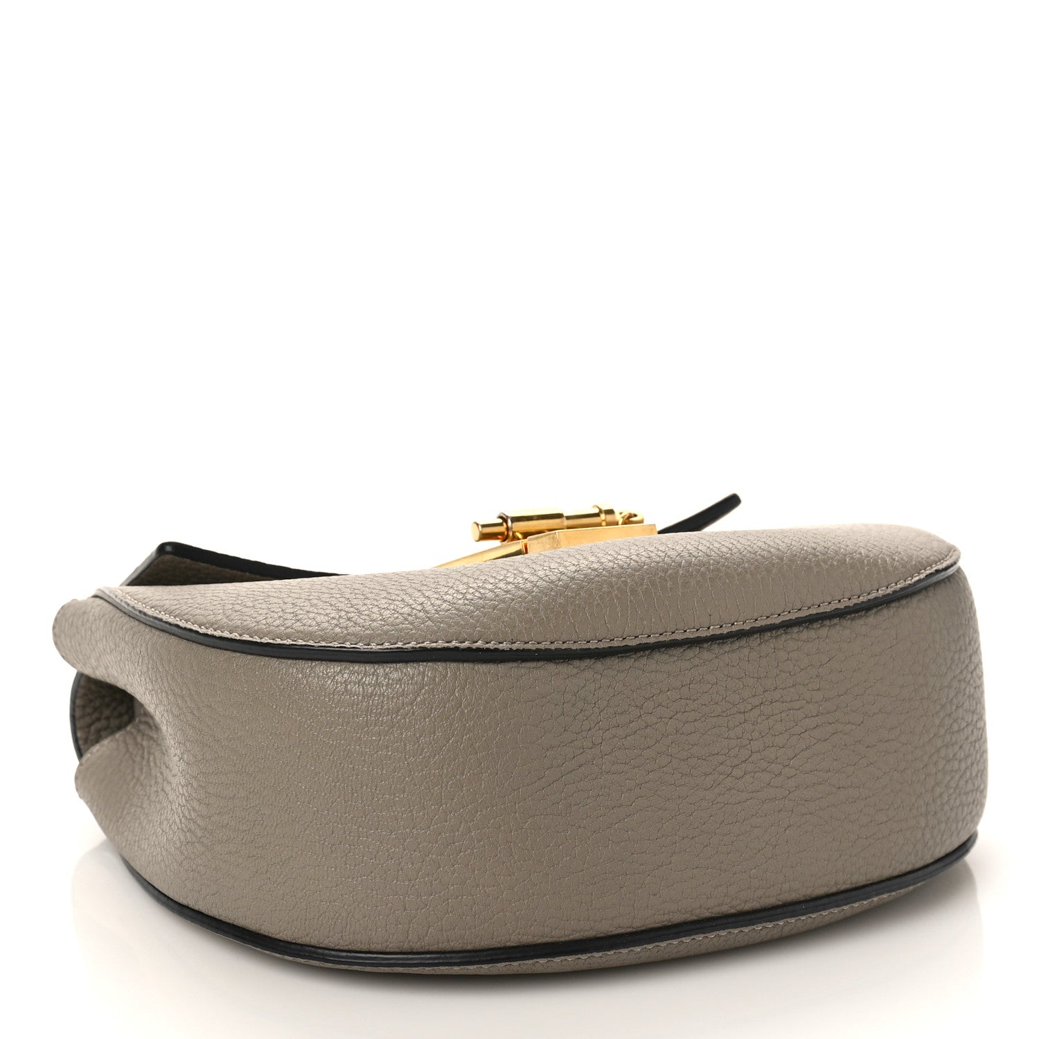 Chloe Grained Lambskin Mini Drew Shoulder Bag Motty Grey 4 of 8