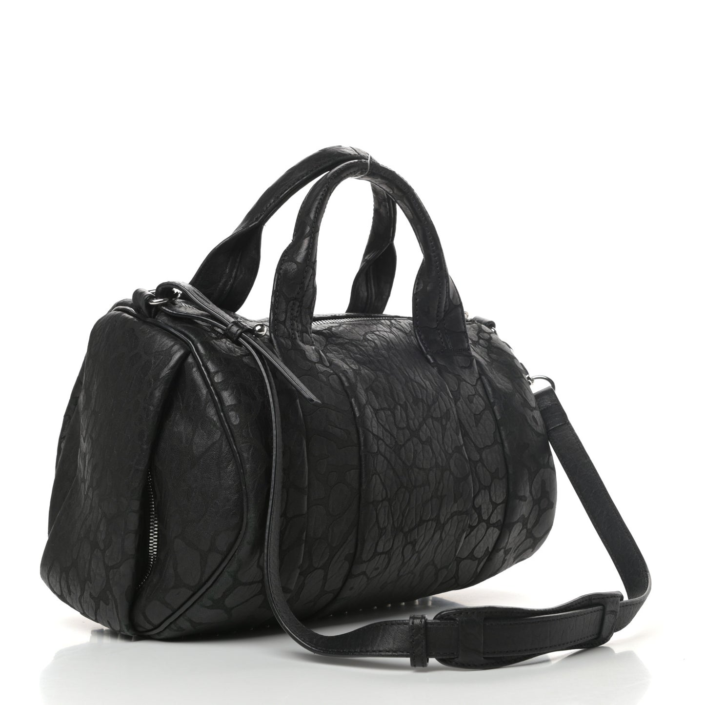 Pebbled Lambskin Black Nickel Hardware