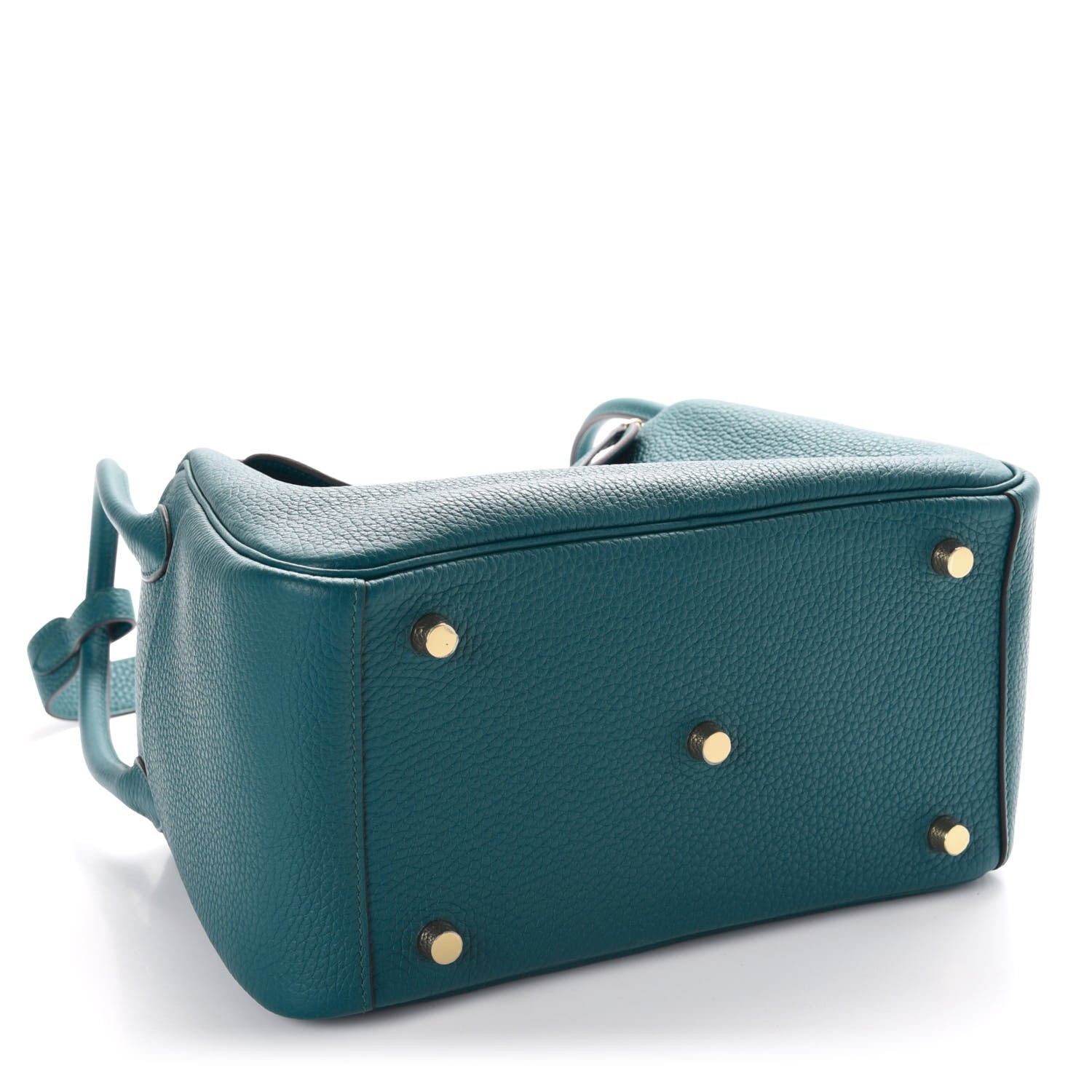 Hermes Taurillon Clemence Lindy 26 Vert Bosphore 4 of 10