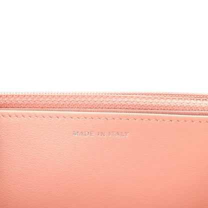 Chanel Metallic Caviar Quilted Vintage Mademoiselle Wallet On Chain WOC Light Pink 7 of 12