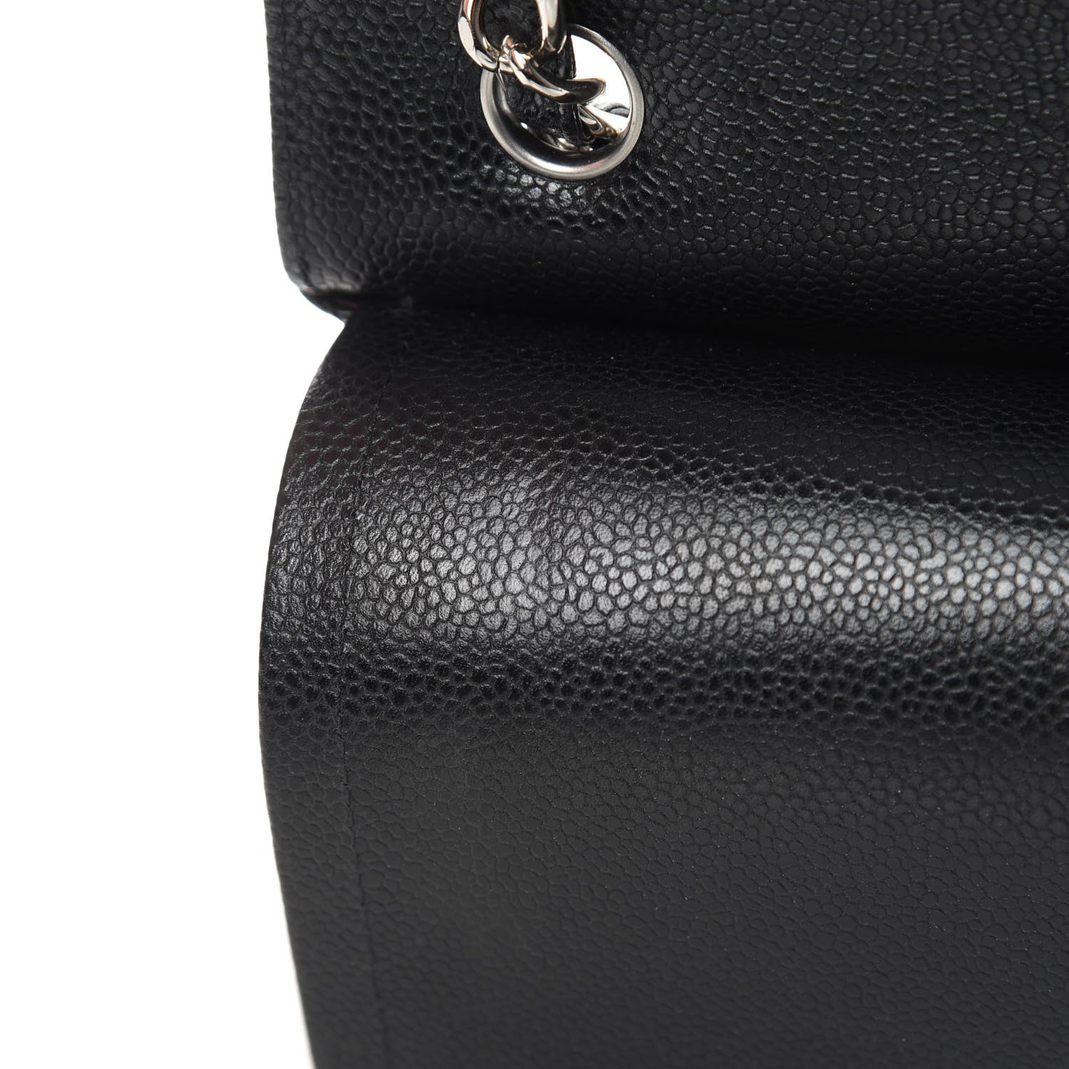 Chanel Caviar Quilted Jumbo Double Flap Black 14 of 16