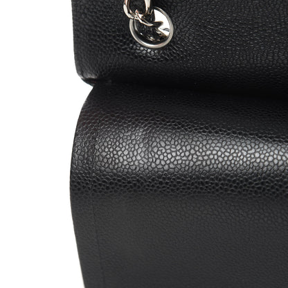 Chanel Caviar Quilted Jumbo Double Flap Black 14 of 16