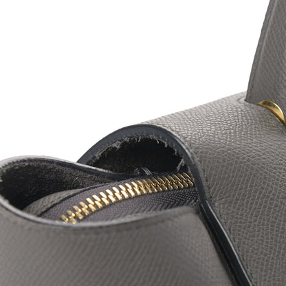 Celine Grained Calfskin Mini Belt Bag Grey 18 of 20