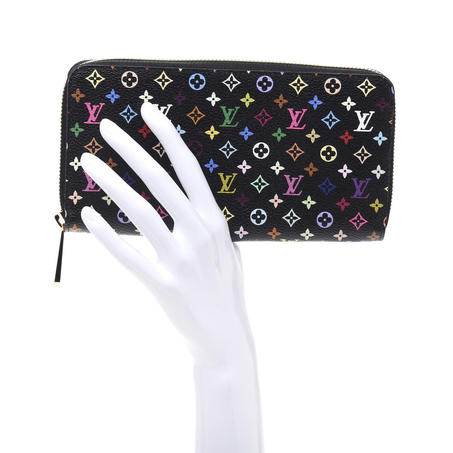 Monogram Multicolor Zippy Wallet Black Grenade