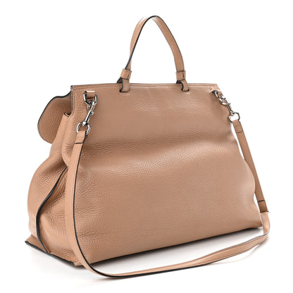 Gucci Cellarius Calfskin Large Bamboo Daily Top Handle Bag Camelia 2 of 11