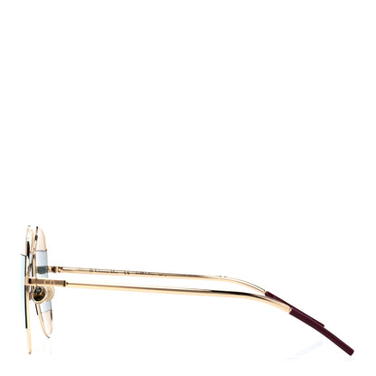 Christian Dior Split 1 Aviator Sunglasses Gold 3 of 6