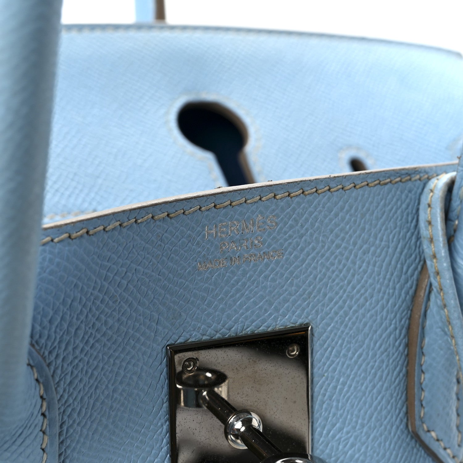 Hermes Epsom Candy Birkin 30 Celeste Mykonos 6 of 11