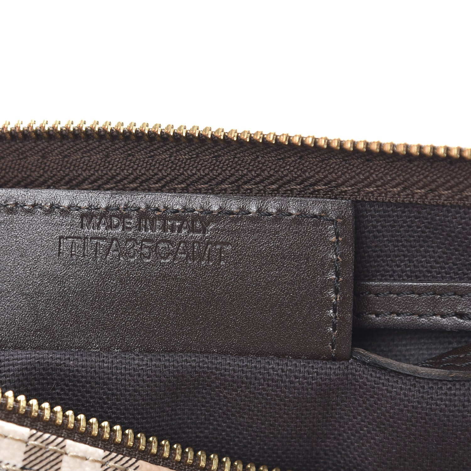 Burberry Haymarket Check Small Chester Bowling Bag Chocolate 7 of 10