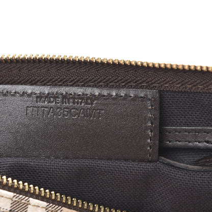 Burberry Haymarket Check Small Chester Bowling Bag Chocolate 7 of 10