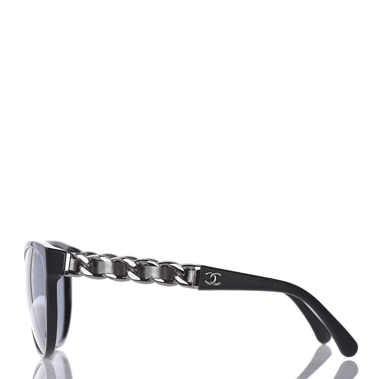 CC Chain Sunglasses 5215Q Black