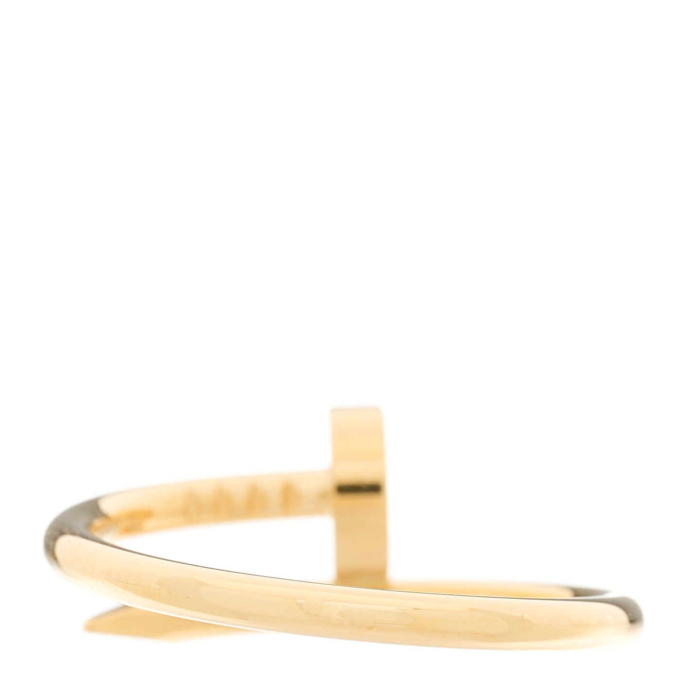18K Yellow Gold Small Juste Un Clou Ring 50 5.25