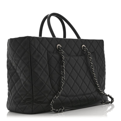 Chanel Caviar Quilted Large Coco Handle Shopping Tote Black 4 of 11