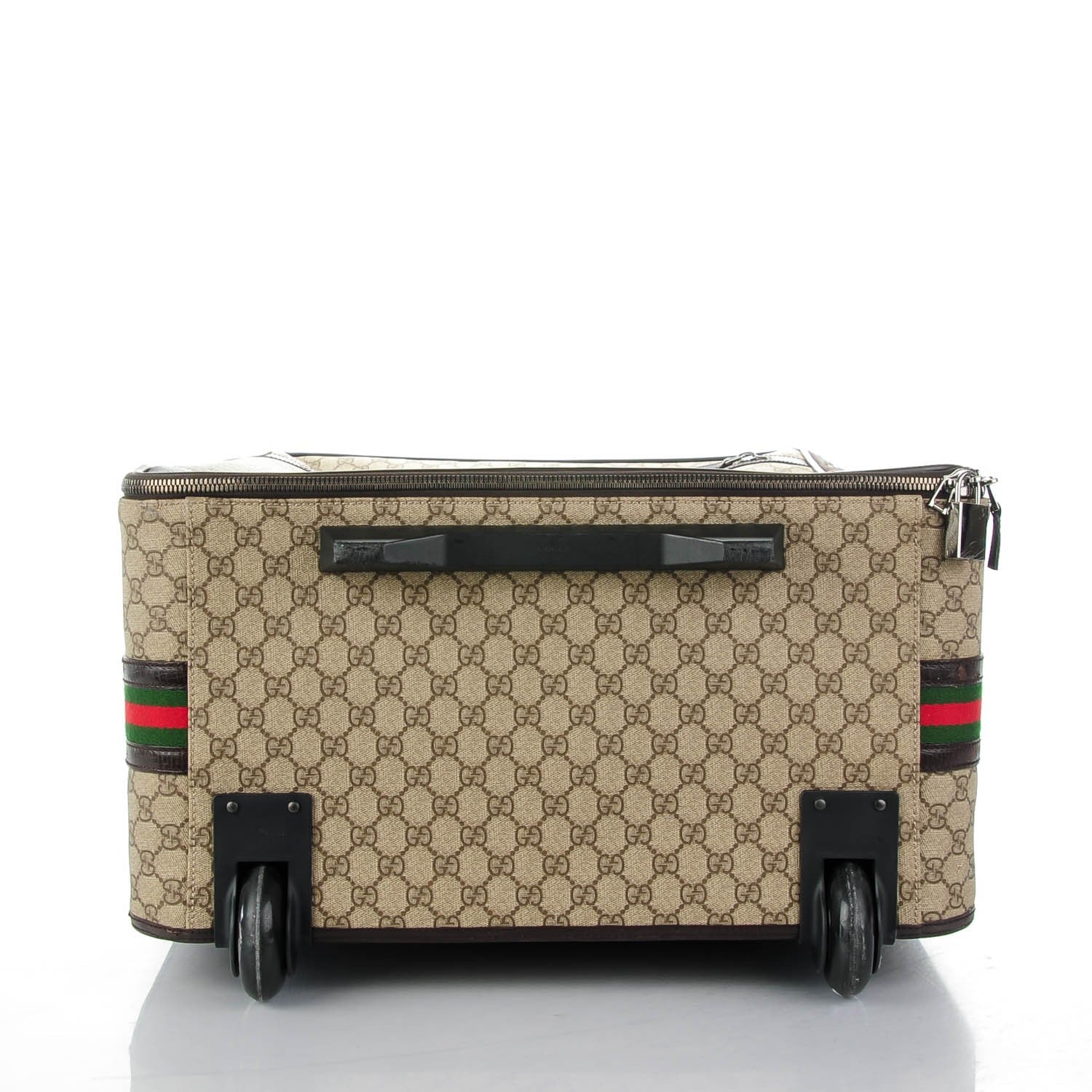 Gucci GG Plus Monogram Large Web Trolley Brown 5 of 12